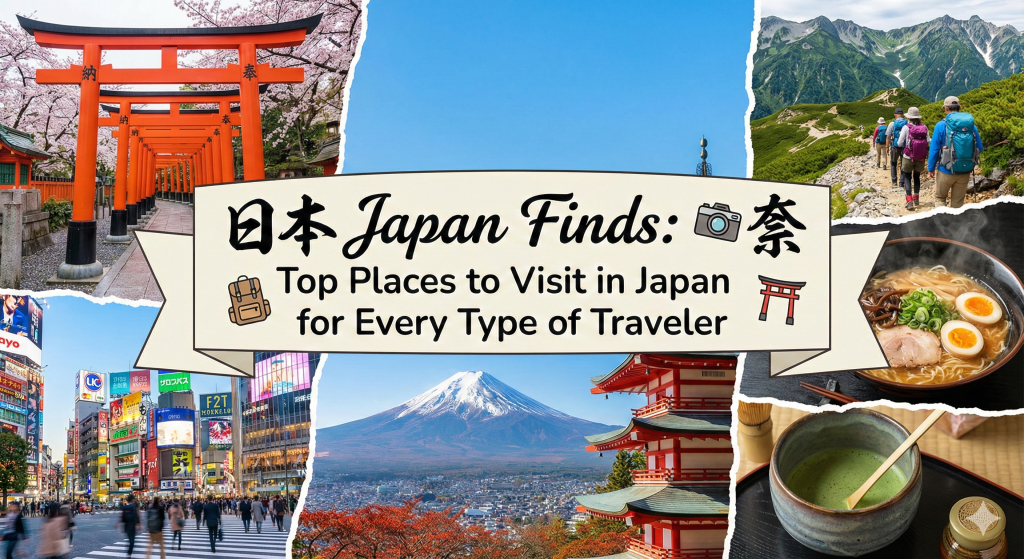 Japan Finds Top Places to Visit in Japan for Every Type of Traveler